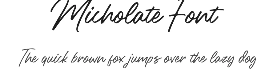 Micholate Font by Letteralle Studio — Script Handwritten Font