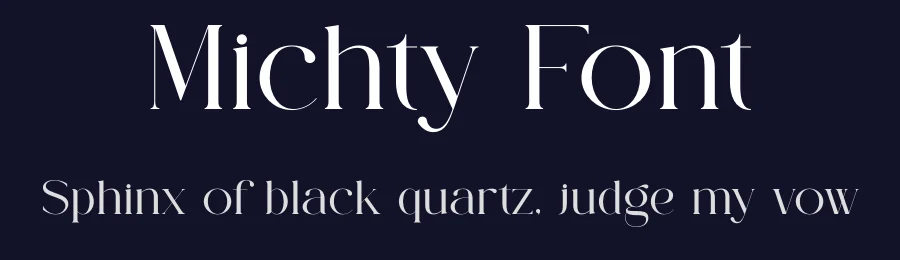 Michty Font by Gridline Type — Serif Font — thumbnail 2