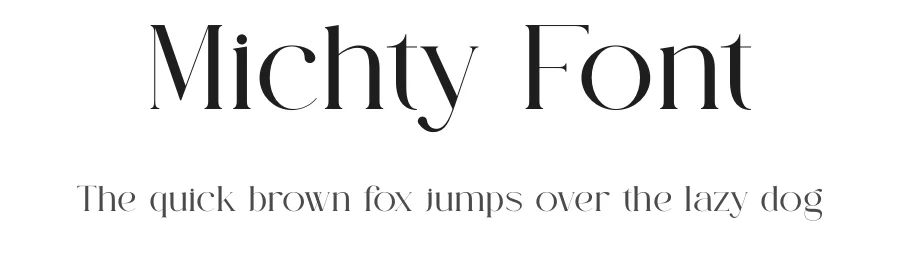 Michty Font by Gridline Type — Serif Font