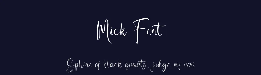 Mick Font by khalwastudio — Script Handwritten Font — thumbnail 2