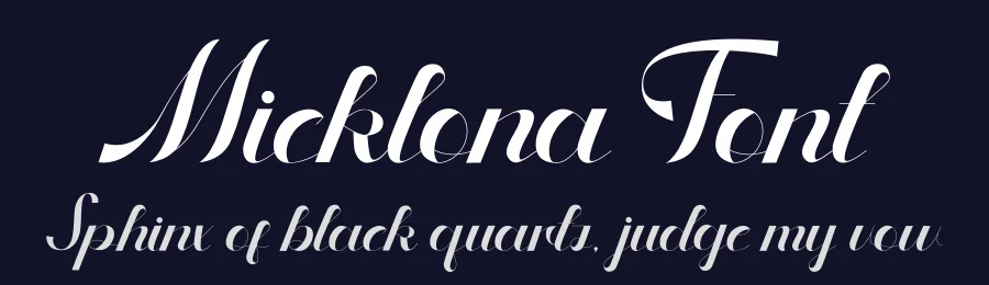 Micklona Font by Delaga Studio — Script Handwritten Font — thumbnail 2