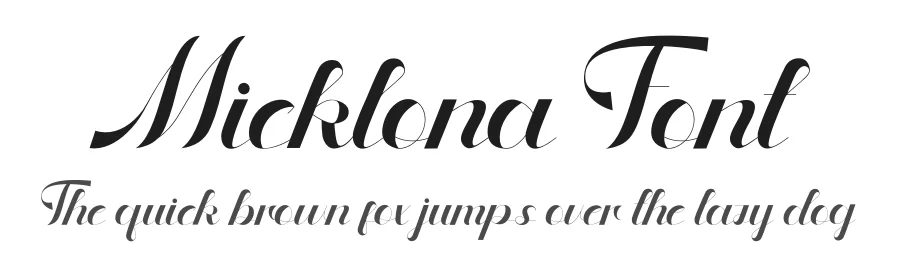 Micklona Font by Delaga Studio — Script Handwritten Font