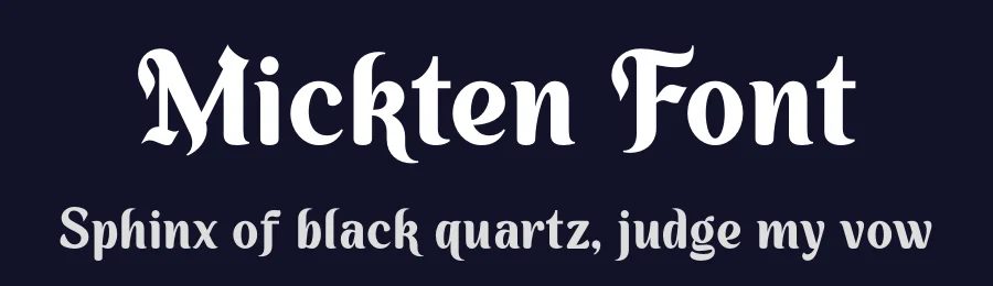 Mickten Font by Sronstudio — Display Font — thumbnail 2