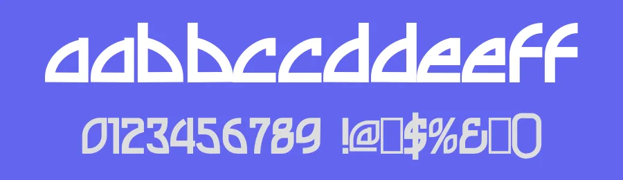 Micro Bold Font by Robbo — Display Font — thumbnail 3