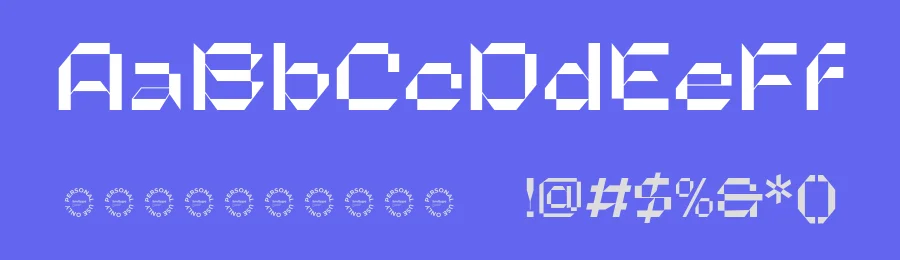 Microbots – Futuristic Font by limitype — Decorative Font — thumbnail 3