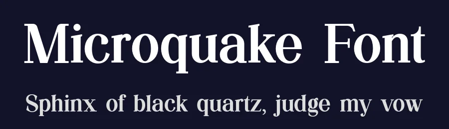 Microquake Font by UICreative — Serif Font — thumbnail 2