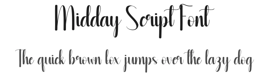 Midday Script Font by andikastudio — Script Handwritten Font