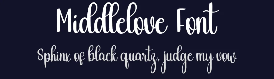 Middlelove Font by freshtypeink — Script Handwritten Font — thumbnail 2
