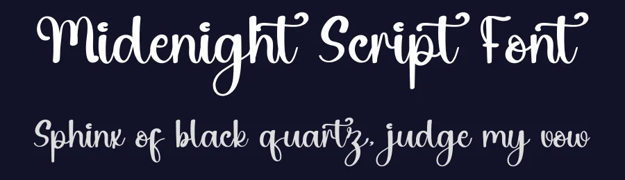 Midenight Script Font by inermediaSTUDIO — Script Handwritten Font — thumbnail 2