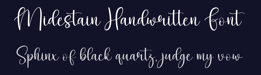 Midestain Handwritten Font by andikastudio — Script Handwritten Font — thumbnail 2