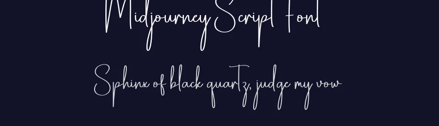Midjourney Script Font by creativeletter — Script Handwritten Font — thumbnail 2