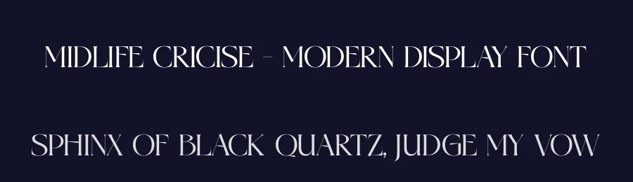 Midlife Cricise – Modern Display Font by timelesstype.co — Serif Font — thumbnail 2