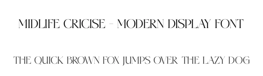 Midlife Cricise – Modern Display Font by timelesstype.co — Serif Font