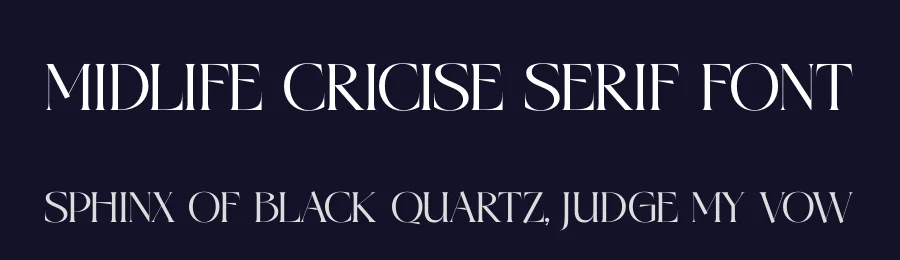 Midlife Cricise Serif Font by timelesstype.co — Serif Font — thumbnail 2