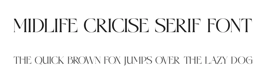 Midlife Cricise Serif Font by timelesstype.co — Serif Font