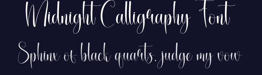 Midnight Calligraphy Font by creativeletter — Script Handwritten Font — thumbnail 2