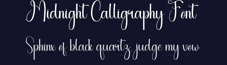 Midnight Calligraphy Font by andikastudio — Script Handwritten Font — thumbnail 2