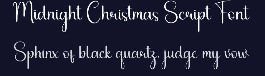 Midnight Christmas Script Font by andikastudio — Script Handwritten Font — thumbnail 2