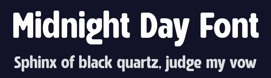 Midnight Day Font by Sensatype Studio — Display Font — thumbnail 2