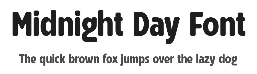 Midnight Day Font by Sensatype Studio — Display Font