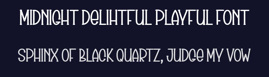 Midnight Delihtful Playful Font by creativeletter — Script Handwritten Font — thumbnail 2