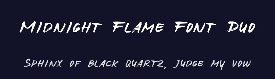 Midnight Flame Font Duo by Rochart — Blackletter Font — thumbnail 2