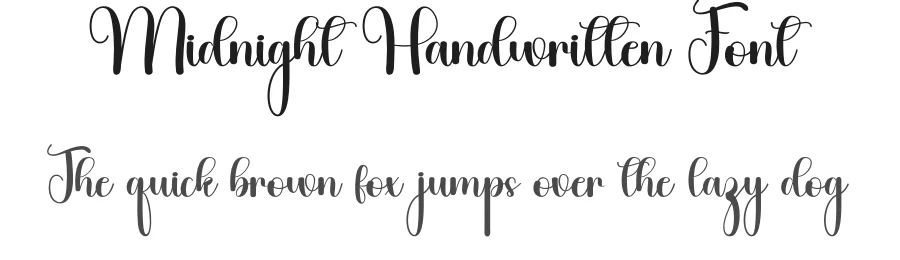 Midnight Handwritten Font by inermediaSTUDIO — Script Handwritten Font