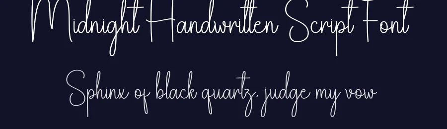 Midnight Handwritten Script Font by andikastudio — Script Handwritten Font — thumbnail 2