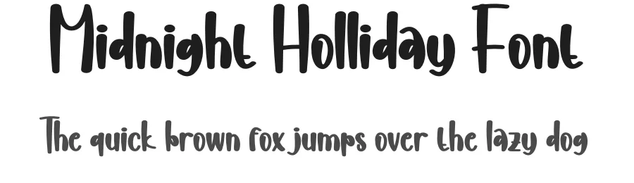 Midnight Holliday Font by creativeletter — Script Handwritten Font
