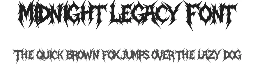 Midnight Legacy Font by enxyclo — Blackletter Font