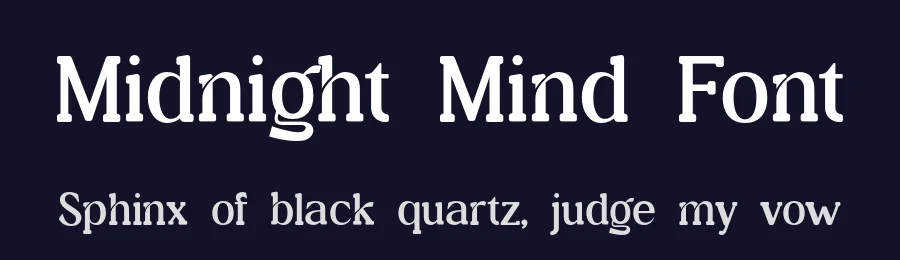 Midnight Mind Font by UICreative — Slab Serif Font — thumbnail 2