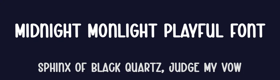 Midnight Monlight Playful Font by creativeletter — Script Handwritten Font — thumbnail 2
