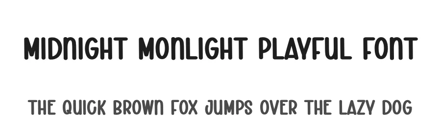 Midnight Monlight Playful Font by creativeletter — Script Handwritten Font