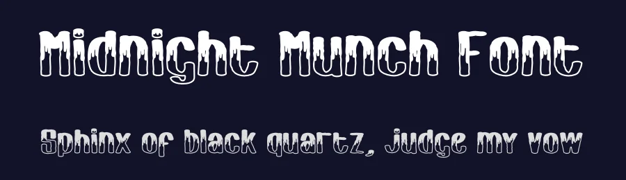 Midnight Munch Font by jadatype — Display Font — thumbnail 2