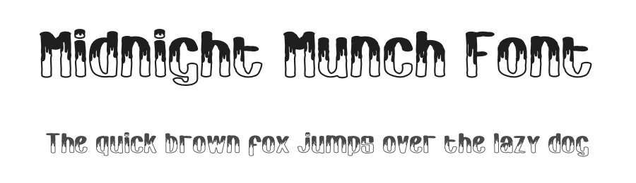 Midnight Munch Font by jadatype — Display Font