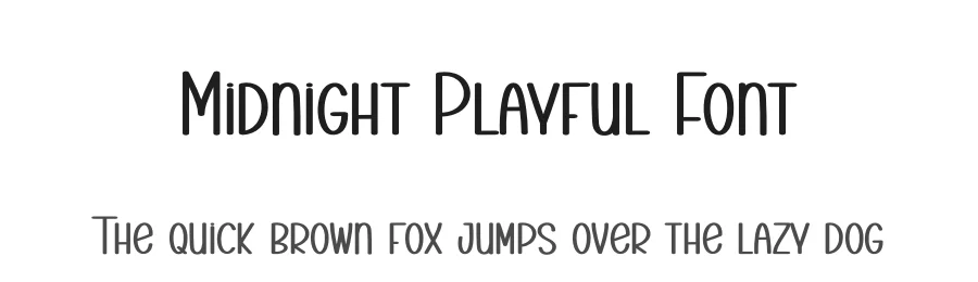 Midnight Playful Font by creativeletter — Script Handwritten Font