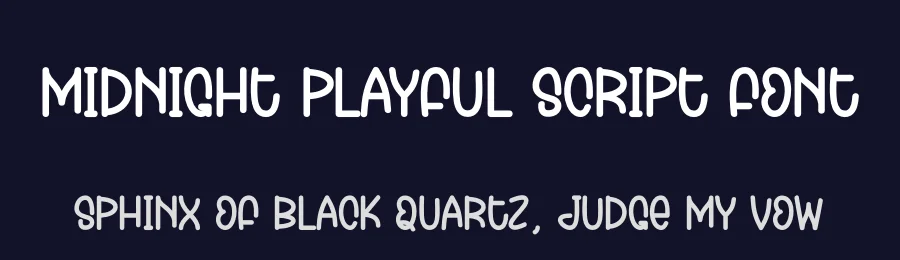 Midnight Playful Script Font by creativeletter — Script Handwritten Font — thumbnail 2