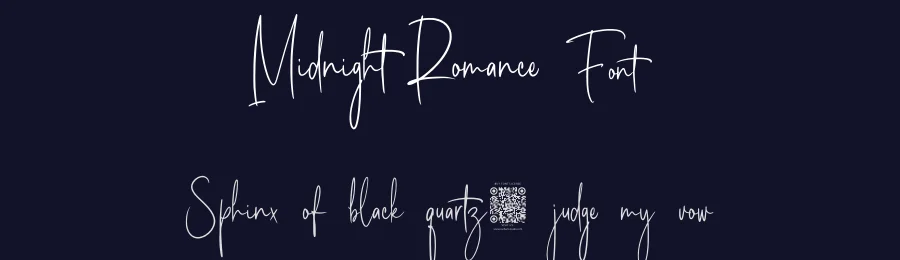 Midnight Romance Font by Rochart — Script Handwritten Font — thumbnail 2