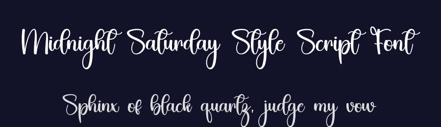 Midnight Saturday Style Script Font by inermediaSTUDIO — Script Handwritten Font — thumbnail 2