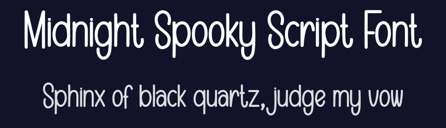 Midnight Spooky Script Font by creativeletter — Display Font — thumbnail 2
