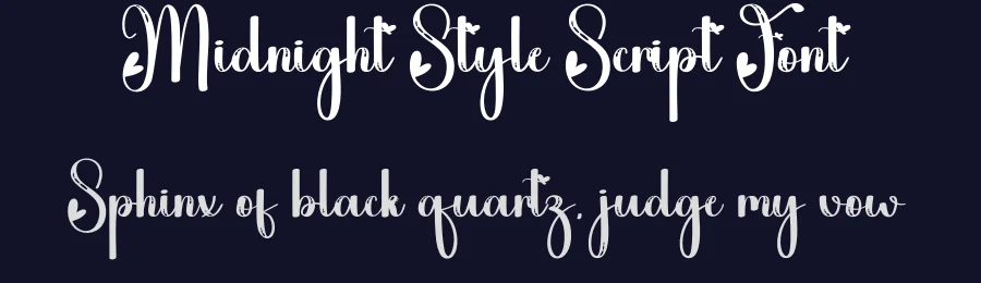 Midnight Style Script Font by creativeletter — Script Handwritten Font — thumbnail 2