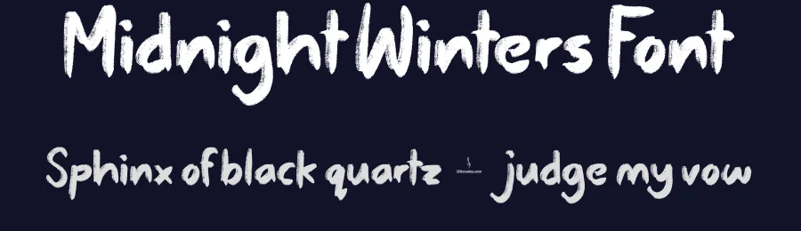 Midnight Winters Font by JSHcreates — Decorative Font — thumbnail 2