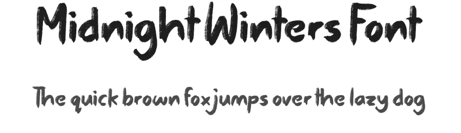 Midnight Winters Font by JSHcreates β Decorative Font