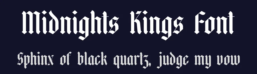 Midnights Kings Font by timelesstype.co — Blackletter Font — thumbnail 2