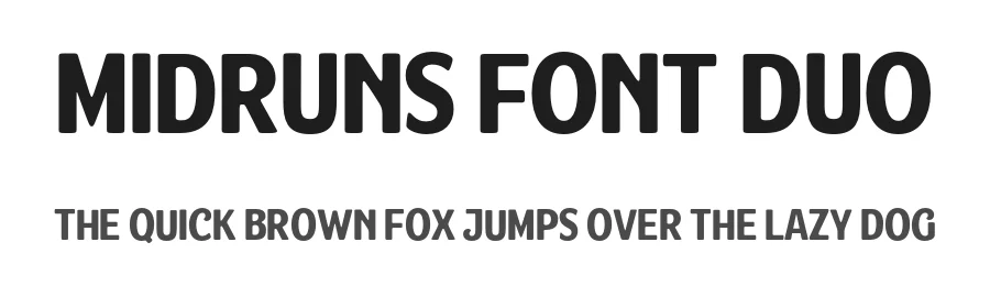 Midruns Font Duo by Letterhend Studio — Script Handwritten Font