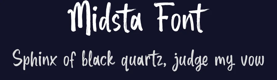 Midsta Font by Lettermine — Script Handwritten Font — thumbnail 2