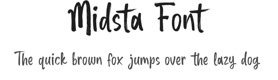 Midsta Font by Lettermine — Script Handwritten Font