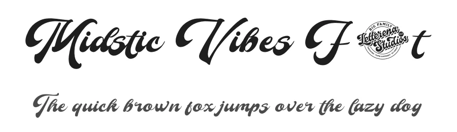 Midstic Vibes Font by letterenastudios — Script Handwritten Font