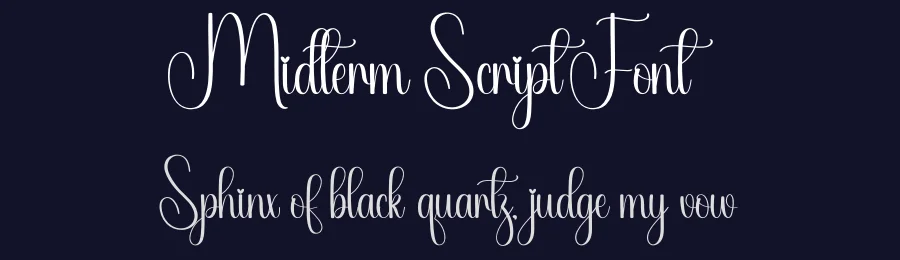 Midterm Script Font by creativeletter — Script Handwritten Font — thumbnail 2