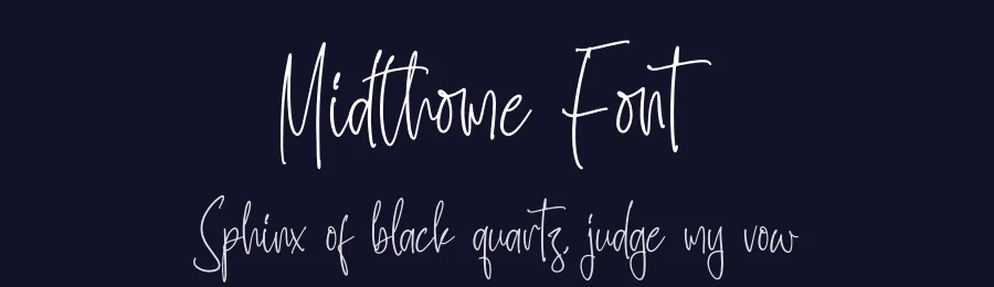 Midthome Font by glorytype — Script Handwritten Font — thumbnail 2